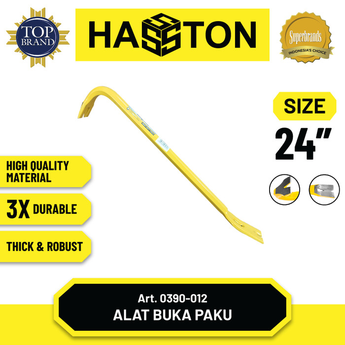 Hasston Alat Buka Paku Besar / Linggis / Heavy Duty (0390-011)