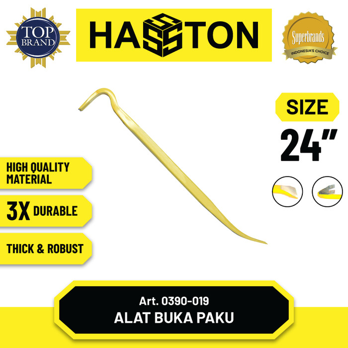 Hasston Alat Buka Paku Heavy Duty / Bukaan Paku Linggis (0390)