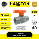 Hasston Ball Valve Body PVC / Katup Bola PVC / Stop Kran (0690)