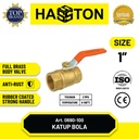 Hasston Ball Valve Kuningan/Katup Bola Kuningan / Stop Kran Air (0690)