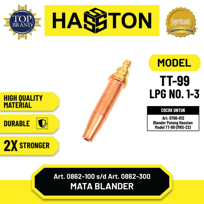 Hasston Cutting Nozzle TT-99 No. 1 (LPG) / Mata Nozzle (0862-100)