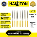 Hasston Kikir Emas Diamond File Set 5 Pcs / Kikir Permata (1633-001)