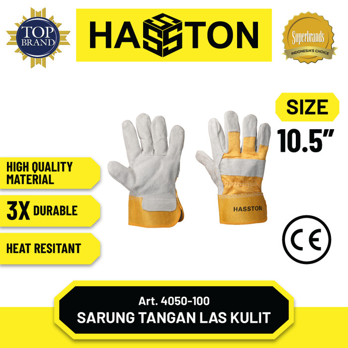 Hasston Sarung Tangan Kombinasi 10.5” / Safety Gloves (4050-100)