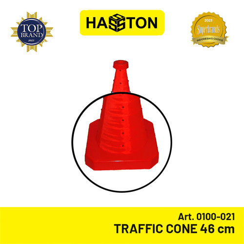 Hasston Traffic Cone Orange 46cm / Kerucut Lalu Lintas (0100-021)