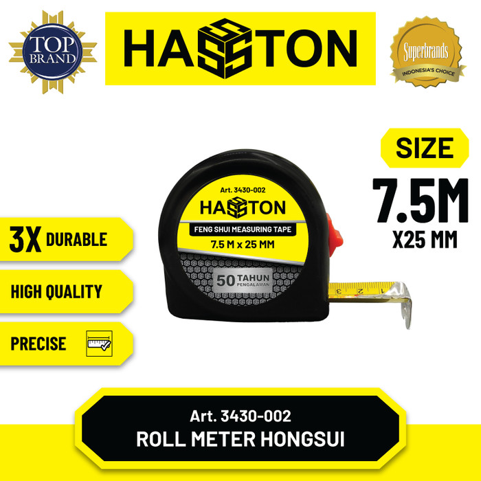Hasston Rol Meter Houngsui 5mx19mm / Tape Measure (3430-001)