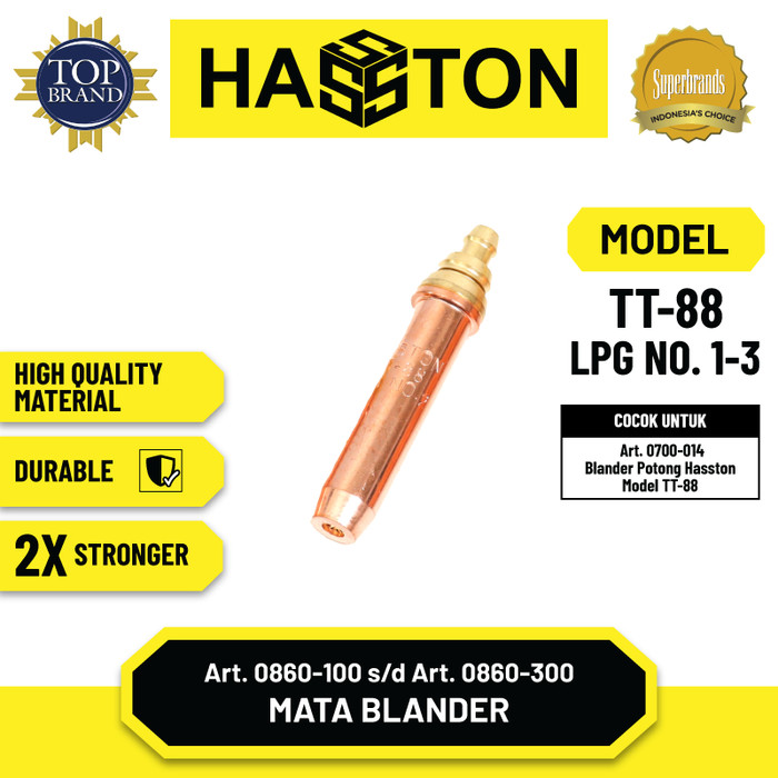 Hasston Cutting Nozzle TT-99 No. 1 (LPG) / Mata Nozzle (0862-100)