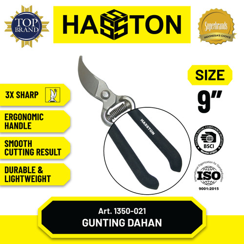 Hasston Gunting Dahan 9" / Gunting Bunga (1350-021)