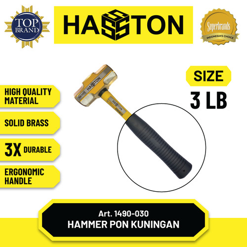 Hasston Hammer Pon Gagang 3 Lbs W / Palu Godam / Bodem (1490-030)