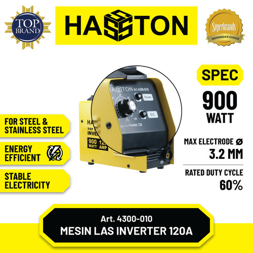 Hasston Inverter Las 120A / Electric Welding Machine (4300-010)
