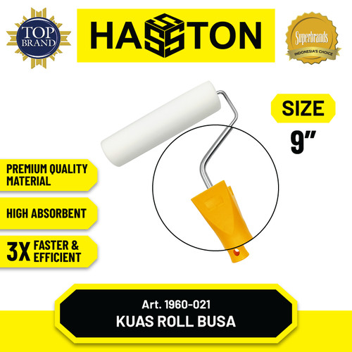 Hasston Kuas Rol Sponge 9" / Kuas Roll Busa (1960-021)