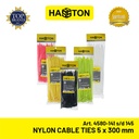 Hasston Kabel Ties/Cable Ties/Ikat Kabel 5x300mm (4580)