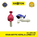 Hasston Kran Air PVC Kepala IkanLumba 1/2'' / Keran Plastik (2234-015)