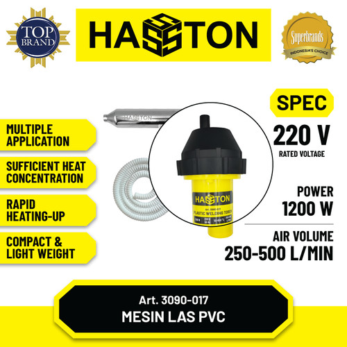 Hasston Mesin Las PVC (PVC Welding) / Heat Gun / Las Pipa (3090-017)