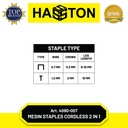 Hasston Mesin Staples Cordless 2 in 1 / Cordless Staples Gun(4090-007)