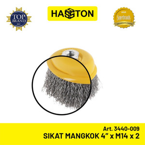 Hasston Sikat Kawat Mangkok Gerinda 4" / Cup Brush (3440-009)