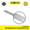 Hasston Meteran Baja Stainless 15cmx0.8mm / Penggaris Baja (2360-015)