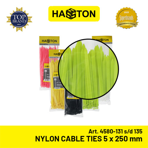 Hasston Kabel Ties/Cable Ties/Ikat Kabel 5x250mm (4580)
