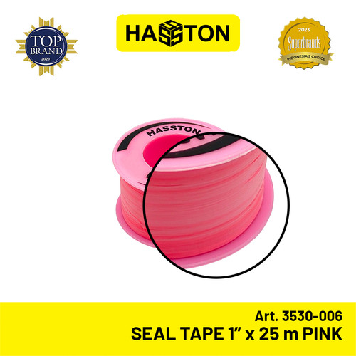 Hasston Seal Tape 1"x25m Pink / Seltip Pipa (3530-006)