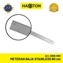 Hasston Meteran Baja Stainless 60cmx1.0mm / Penggaris Baja (2360-060)