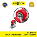 Hasston Roda Gepeng 40mm 1Set / Roda Kastor / Caster Wheel (3361-041)