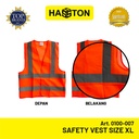 Hasston Safety Vest Size XL / Rompi Keselamatan Orange (0100-007)