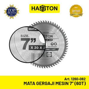 Hasston Mata Gergaji Mesin 7"x60T / Mata Circular Saw Blade (1260-062)