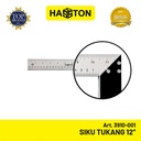 Hasston Siku Tukang 12'' Stainless Steel / Penggaris Siku (3910-001)