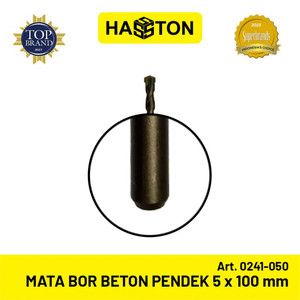 Hasston Mata Bor Beton Pendek 5mm x 100mm / Drill Bit (0241-050)
