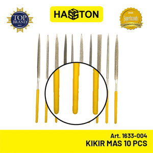 Hasston Kikir Emas Diamond File Set 10 Pcs / Kikir Permata (1633-004)