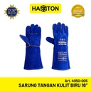 Hasston Sarung Tangan Kulit Biru 16” / Safety Gloves (4050-005)