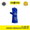 Hasston Sarung Tangan Kulit Biru 16” / Safety Gloves (4050-005)
