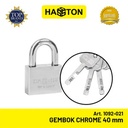 Hasston Gembok Chrome 40mm / Gembok Rumah / Safety Padlock (1092-021)