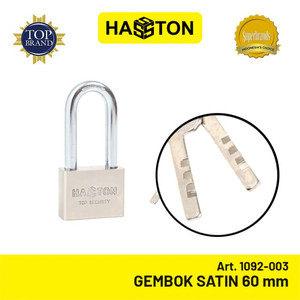 Hasston Gembok Satin Leher Panjang 60mm / Safety Padlock (1092-003)