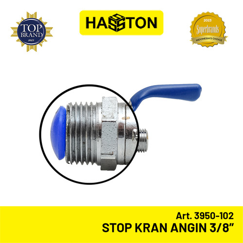 Hasston Stop Kran Angin 3/8'' / Stop Kran Kompresor (3950-102)