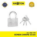 Hasston Gembok Chrome 40mm / Padlock Heavy Duty (1252-400)