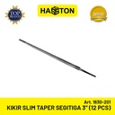 Hasston Kikir Slim Taper 3" Segitiga (12 Pcs) (1630-201)
