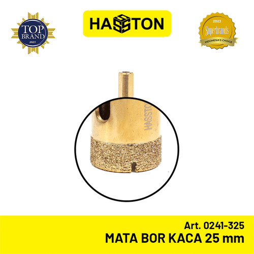 Hasston Mata Bor Kaca 25mm / Diamond Glass Drill Bits (0241-325)