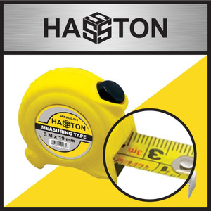 HASSTON PROHEX Roll Meter Bungkus Karet + Magnet 3mx19mm (3420-010)