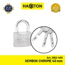 Hasston Gembok Chrome 40mm / Padlock Heavy Duty (1252-400)