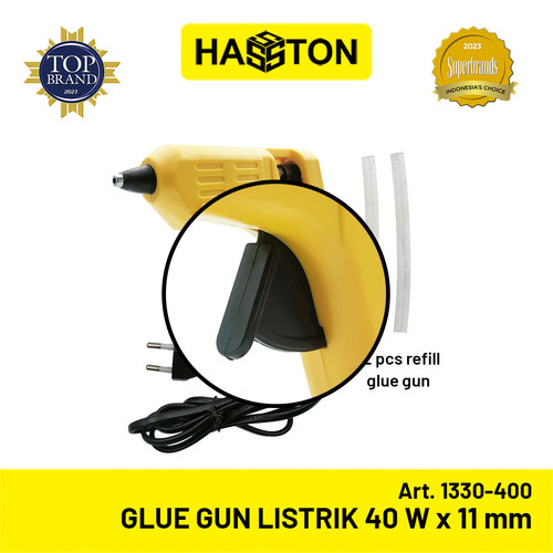 Hasston Alat Lem Tembak Listrik 40W / Hot Melt Glue Gun (1330-400)