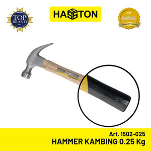 Hasston Hammer Kambing Gg. Kayu 0,25Kg / Palu Kambing (1502-025)