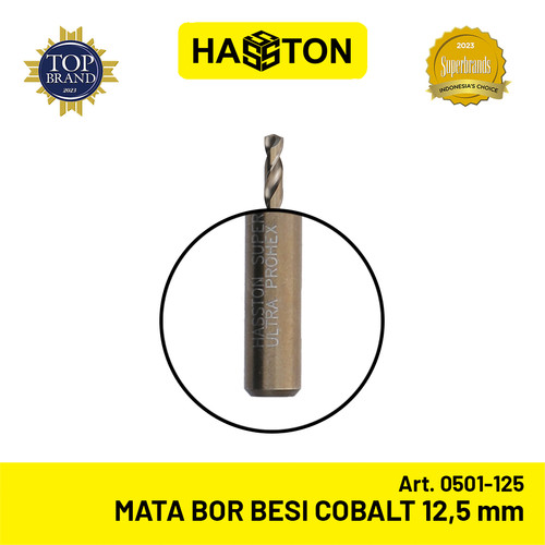 Hasston Mata Bor Besi Cobalt 12.5mm / Drill Bit Cobalt (0501-125)