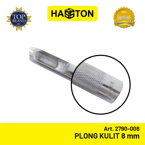 Hasston Plong Kulit 8mm / Mata Plong Kulit / Hollow Punch (2790-008)