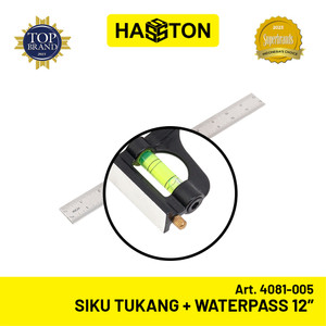 Hasston Siku Tukang 12" + Waterpass (4081-005)