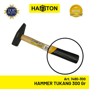 Hasston Hammer Tukang Gg. Kayu 300gr / Palu Kaca (1480-300)