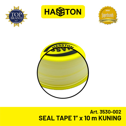 Hasston Seal Tape 1"x10m Kuning / Seltip Pipa (3530-002)