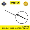 Hasston Kikir Slim Taper 6" Segitiga (12 Pcs) (1630-205)