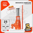 Screw Jack / Dongkrak Ulir Botol 25 Ton TOYO