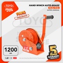 Hand Winch Auto Brake / Katrol Manual 1200 Lbs TOYO