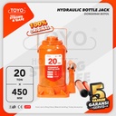 Hydraulic Bottle Jack / Dongkrak Botol 20 Ton TOYO